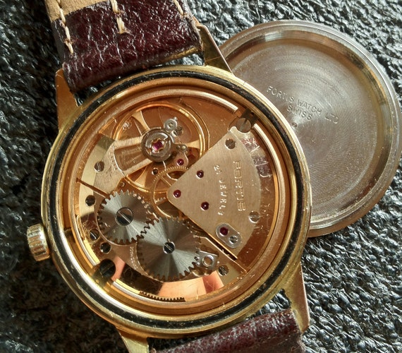 1962 Audax 9k gold vintage presentation watch - YouTube