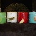 Elemental Candles-Set of Four Earth, Air, Fire, Water