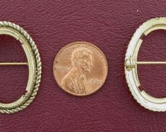 gold plated 25x18 antiqued rope cabochon pin mounting