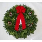 24" Mixed Christmas Wreath