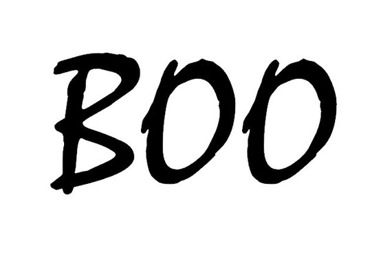 Items Similar To Halloween BOO Vinyl Letters On Etsy