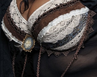 Custom Tribal Fusion Belly Dance Bra & Belt Set