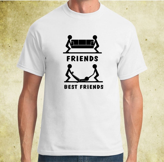 Items similar to Friend / Best Friend / Custom Funny T-Shirts / Black