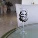 Hand Painted Wine Glass - BARACK OBAMA - President