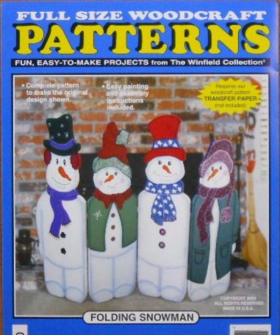 Snowman Crafts, Snowman Patterns to Sew, Craft, Build