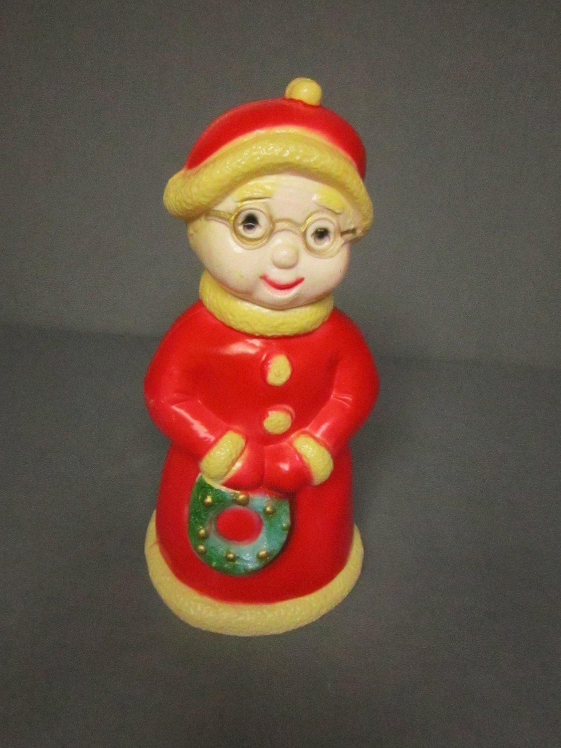 Vintage Union Products Blow Mold Mrs Santa Claus 3041
