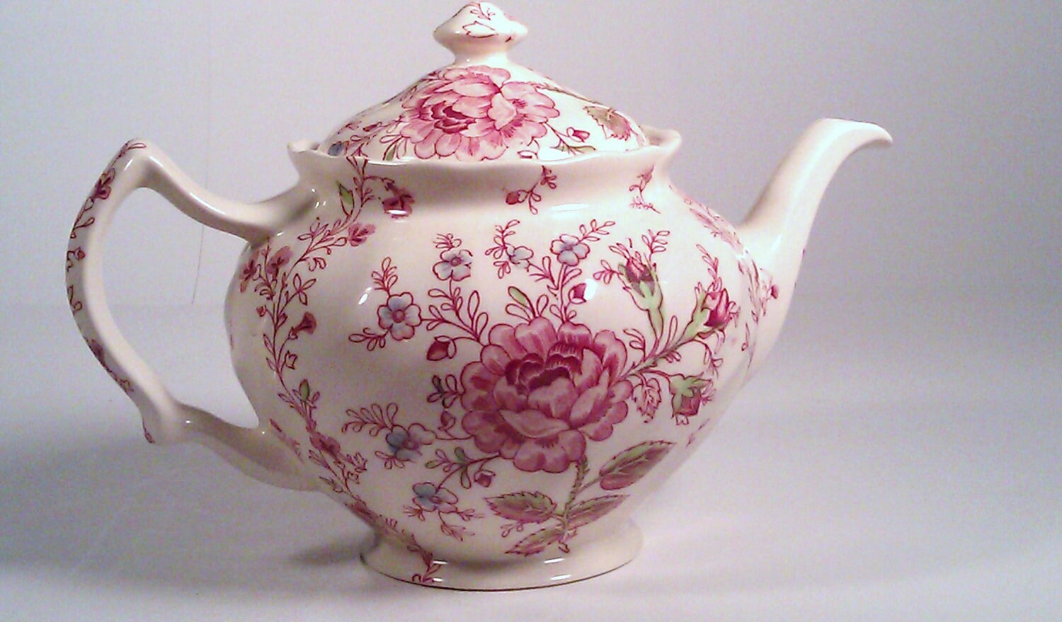 Johnson Brothers Rose Chintz Teapot