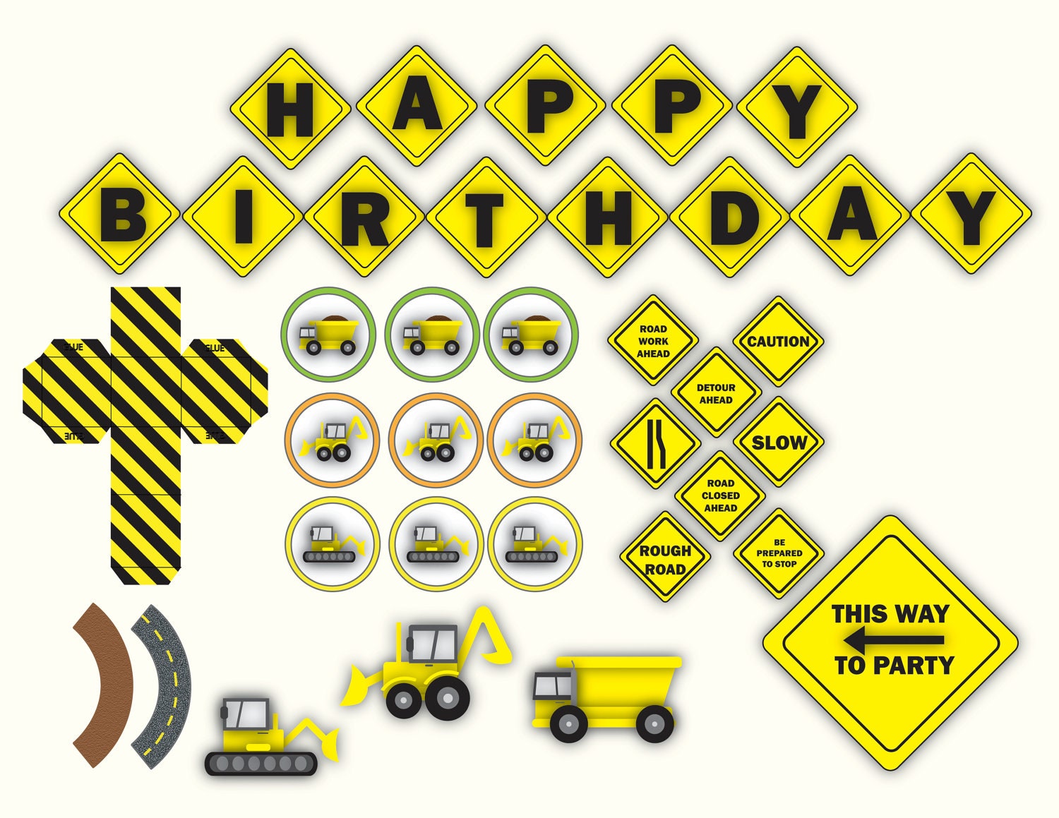 It is a graphic of Unforgettable Construction Party Printables It's just an image of Unforgettable Construction Party Printables