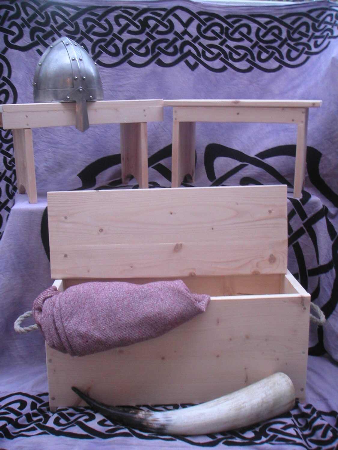 Viking sea chest campaign box medieval by backinthedayreenact