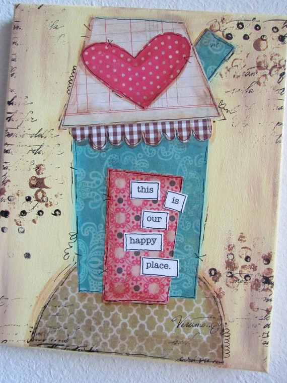 Items similar to This is our Happy Place Canvas on Etsy