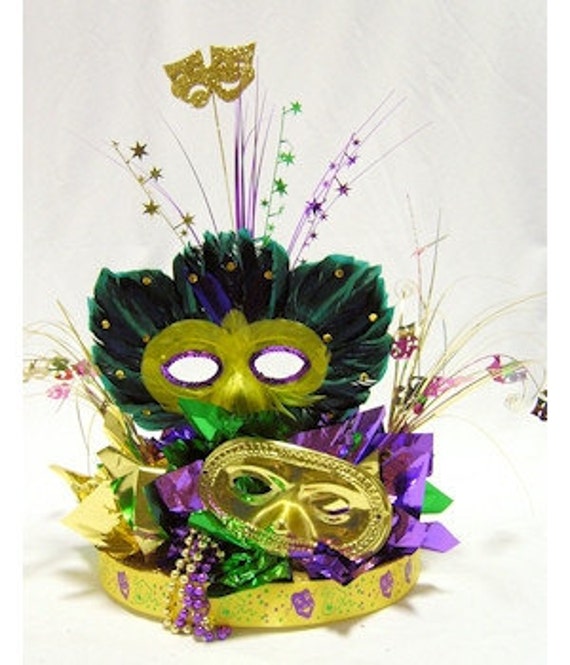 Items similar to DIY Mardi Gras Centerpiece Kit. Easy ...