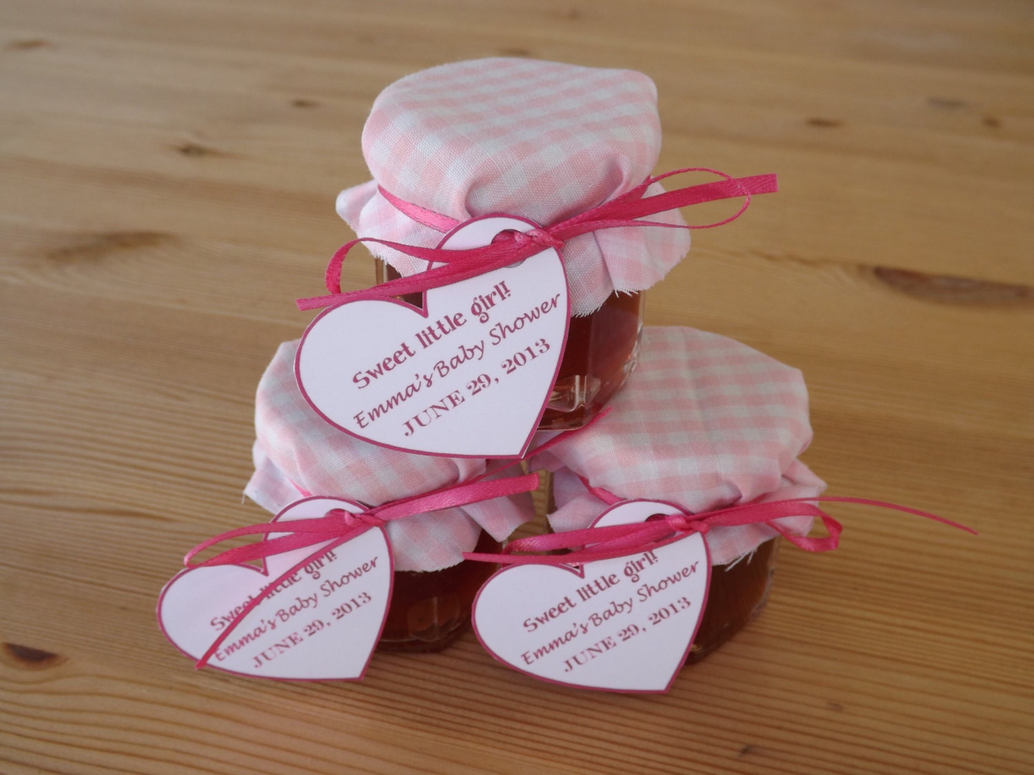 Set of 12 Baby Shower Favors Jam Jar by JirehCraftyCreations