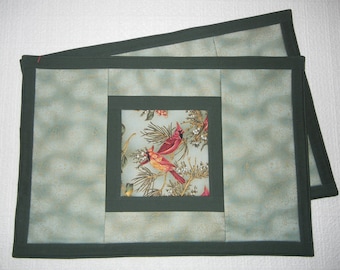 Cardinal Placemats, set of 2, option 3