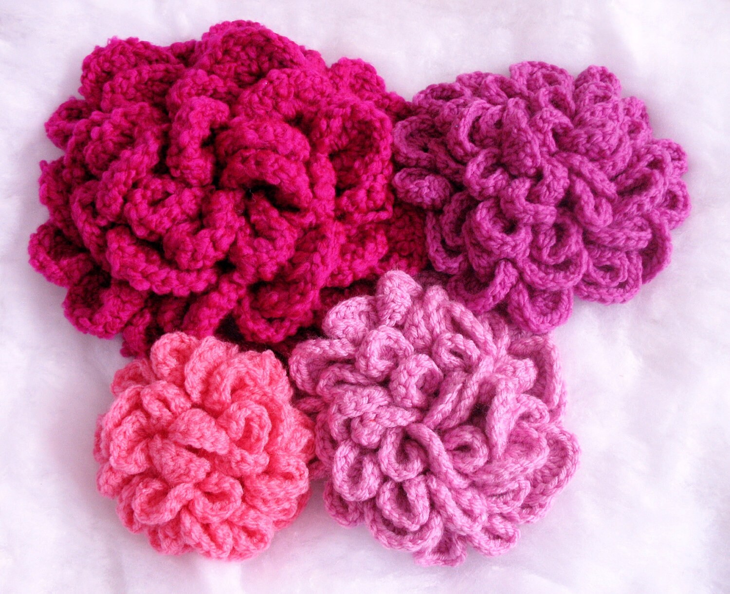 Fluffy Flower Crochet Pattern