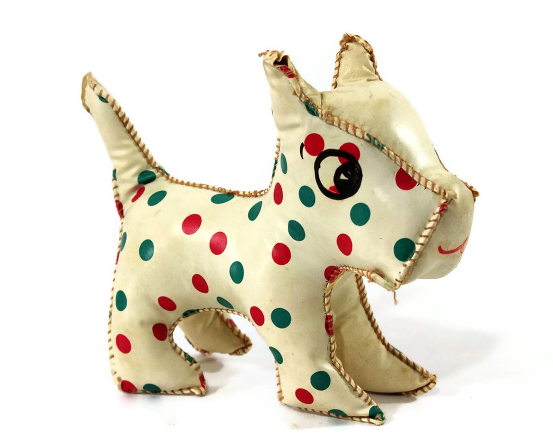 vintage vinyl stuffed animals