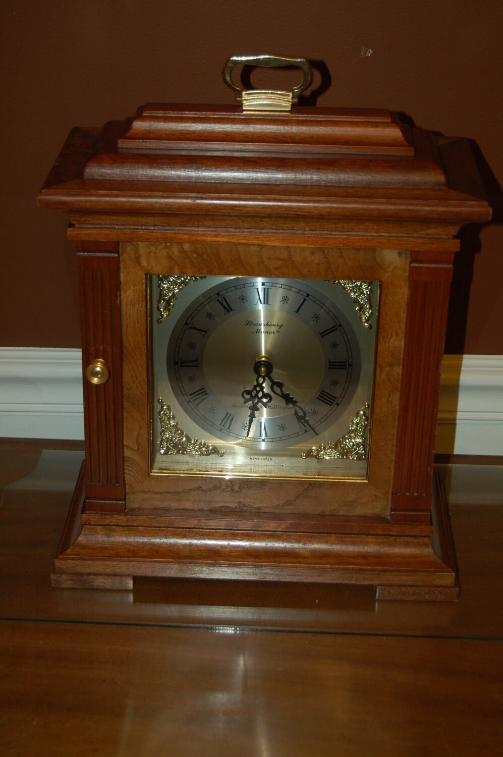 Strausbourg Manor Quartz Mantel Clock with Westminster Chimes