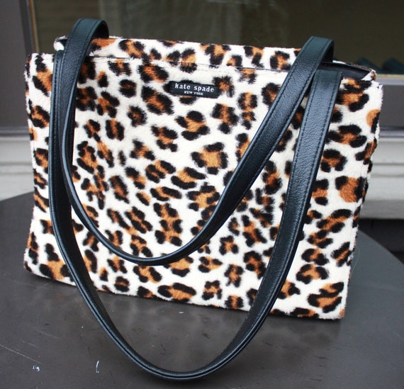 KATE SPADE Vintage Leopard pattern Sholder Bag