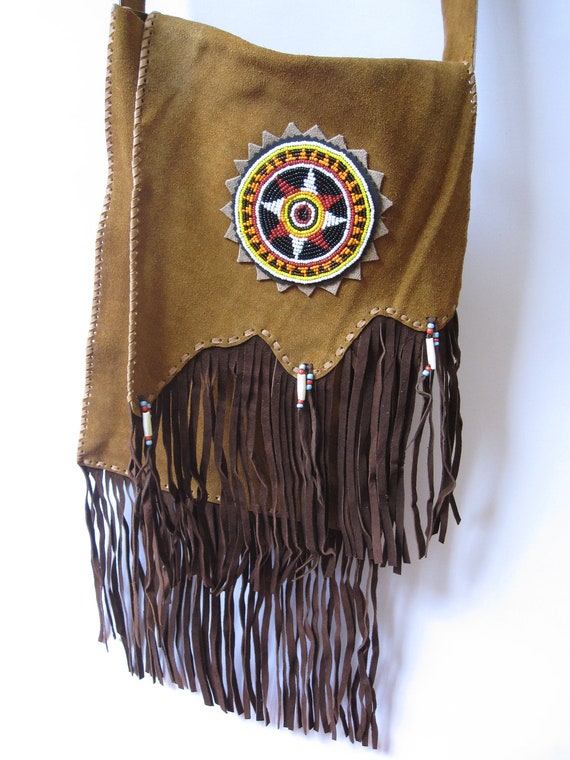 Native American style Medicine Shoulder Bag by ToolsOfTheTribe