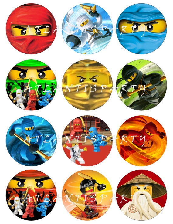 15 OFF SALE Instant Download NINJAGO 2 Cupcake by ATLANTISPARTY