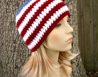 Popular items for red white blue hat on Etsy