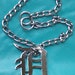 Old English D, Pendant, Chain, Heavy Metal, Detroit Pride, Chrome