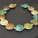 SRA Handmade Lampwork Bead Set OOAK Mixed Colors Artisan Glass Lentils, Lentil Soup