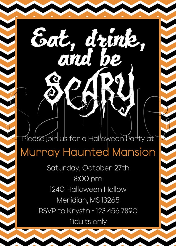 Halloween Invitation Wording Adults Only 7