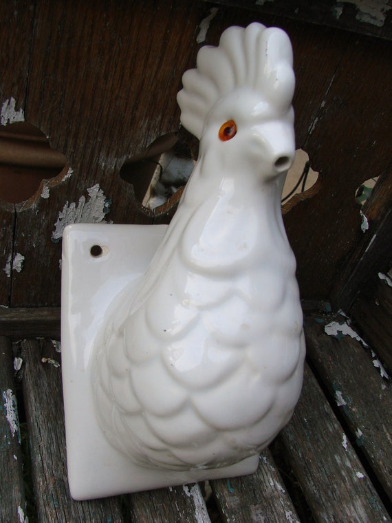 Vintage Chicken Rooster String Holder