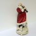 Vintage Otagiri Santa Playing Clarinet Figurine Music Box with Dogs Gibson Greetings Classic Old World