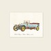 Vintage 1960s Automobile Print. Rolls Royce Silver Ghost, 1907. 5" x 7". Antique Car, Transportation, Convertible, Baby Nursery. (No. 401)