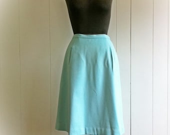 Vintage Aqua Sears Skirt