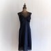 Vintage 1950s Black Lorraine Slip