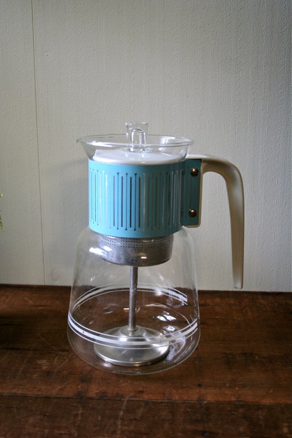 Vintage Cory Coffee Pot Vacuum Glass Brewer 8 Cups