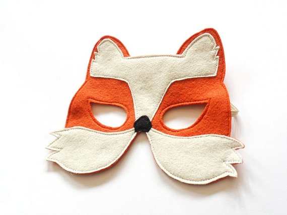 Fox Children Carnival Mask Kids Costume Accessory by BHBKidstyle