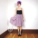 S A L E Purple Mountain Peasant Embroidered Full Skirt (S/M)