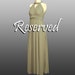 RESERVED for Ashlyn -- bandeaus & extras for bridesmaids dresses
