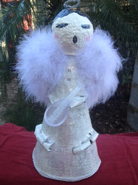 Paper Mache Angel Tree Topper