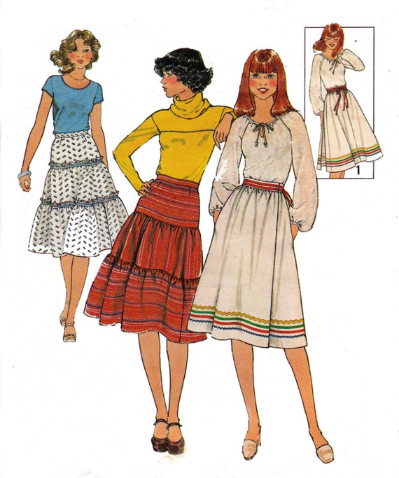 Peasant Skirt Pattern Free Kissing Sex