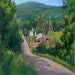 Oil Painting Landscape, Towards Greylock, Berkshires. Large Oil on Canvas, American Realist Landscape Painting