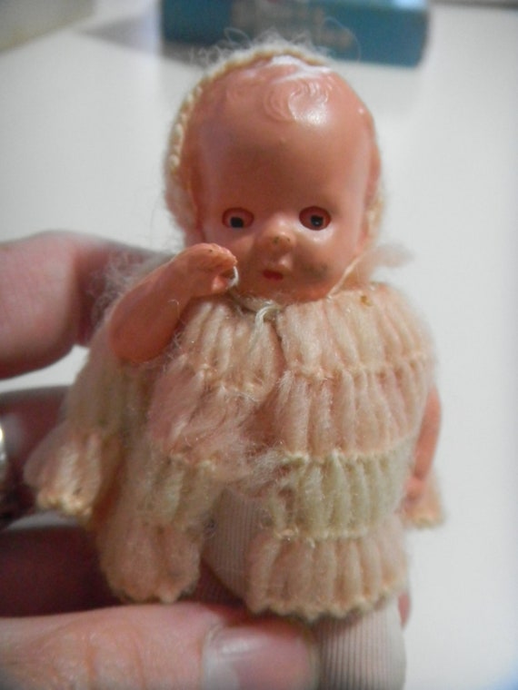 vintage doll with blinking eyes