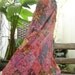 Soft Dyed Cotton Patchwork Boho Skirt - elastic waist PWK-0111