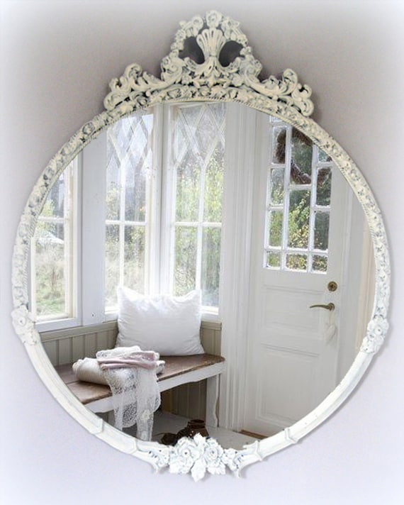 large vintage shabby chic mirror cottage chic french country large vintage shabby chic mirror cottage chic french country