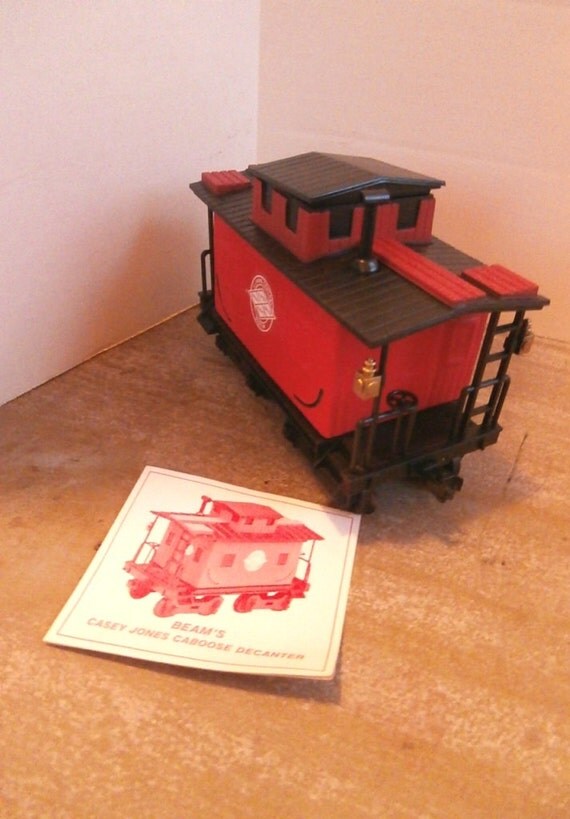 Casey Jones Caboose Jim Beam Decanter Unopened Original Box