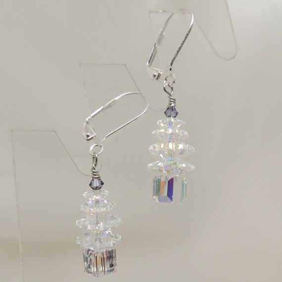 swarovski christmas tree earrings swarovski christmas tree earrings