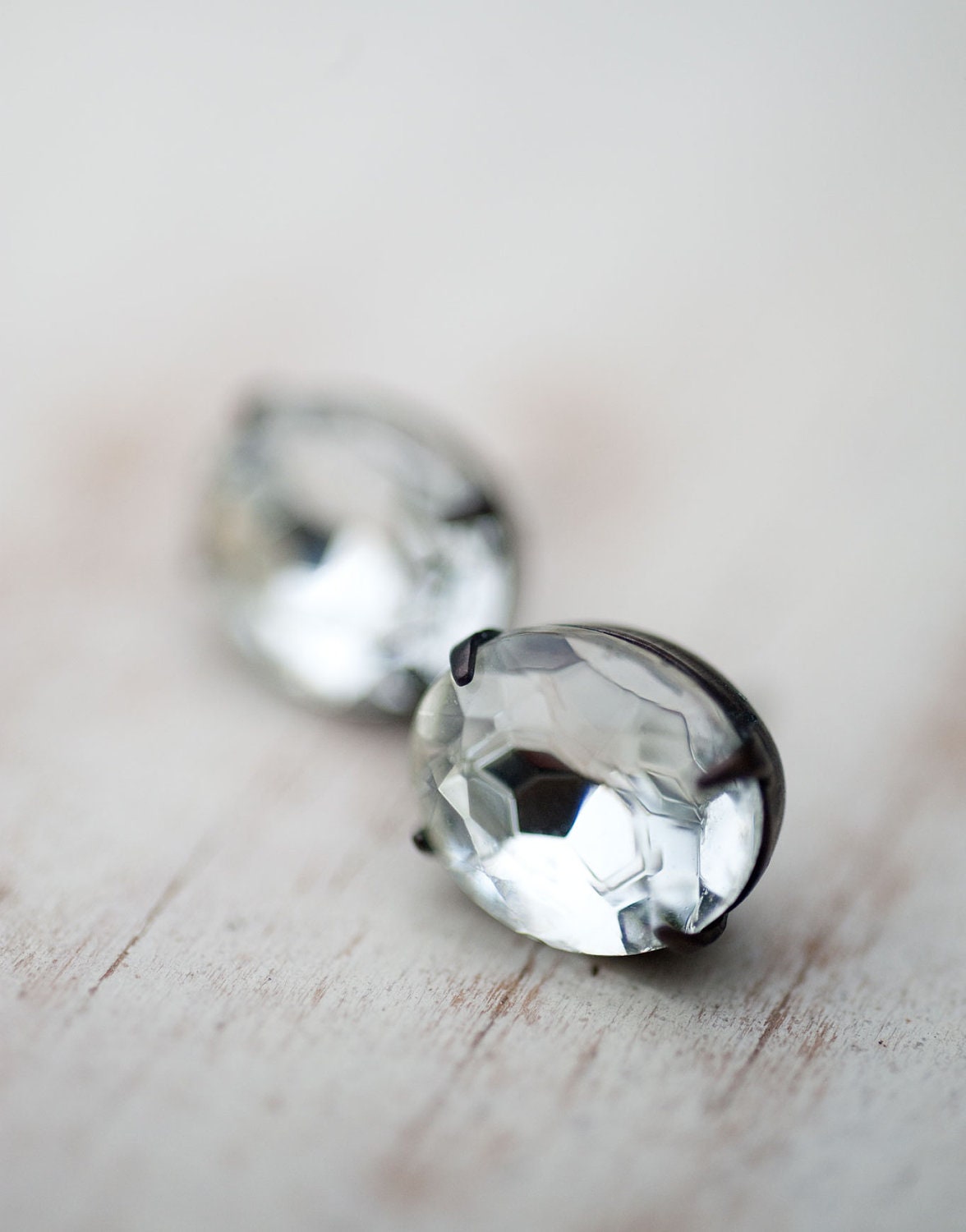 Swarovski Crystal Stud Earrings White Diamond Post Earrings