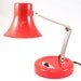 Vintage Red Lamp Mini Small Adjustable 1960s Desk Lamp