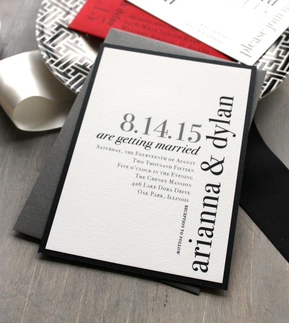 Modern Wedding Invitation Wording For Friends 3