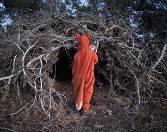 Halloween Fox costume/ Toddler Costume/ Kids Costume/ Baby Costume/ Halloween Costumes For children/ fox dress up/ handmade costume