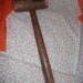 Vintage Antique Wooden Mallet Hammer Old Wood Working Tool..Rustic Collectible .ONLY 6 USD