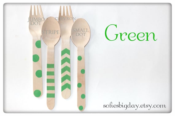 Hand Stamped Wooden Spoons/Forks- Dinosaur-Super Mario Bros-Angry Bird-Strawberry Shortcake-Lego-ice cream spoons-birthday utensils-25 count Il_570xn